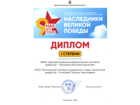 Мы – наследники Великой Победы!